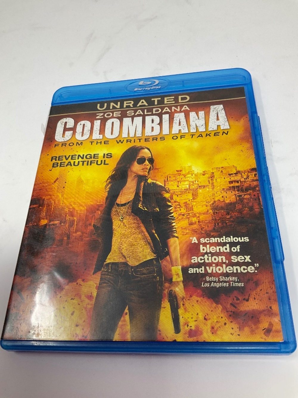 Blu Ray - Colombiana with Zoe Saldana. V 245